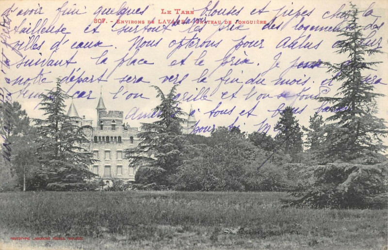 Carte postale ancienne Environs De Lavaur Chateau De Jonguiere à Lavaur