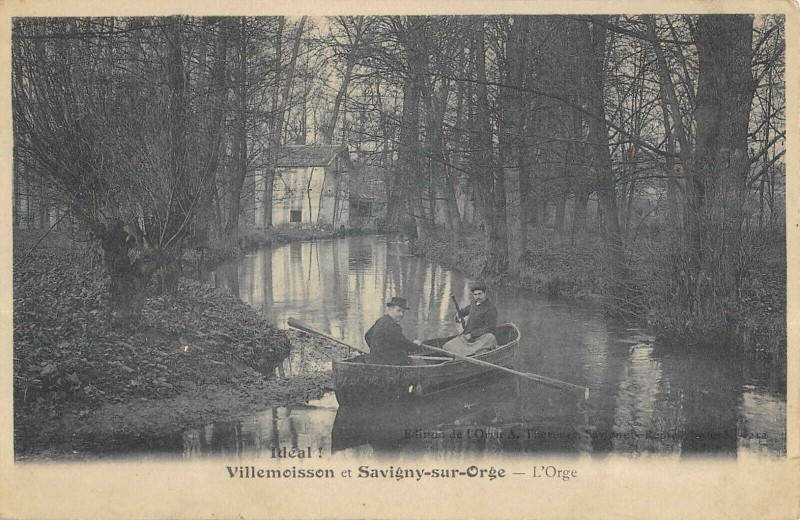 Carte postale ancienne Villemoisson Et Savigny Sur Orge L'Orge à Igny