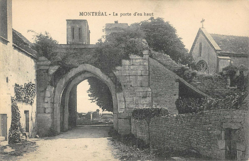 Carte postale ancienne Montreal La Porte D'En Haut à Montréal