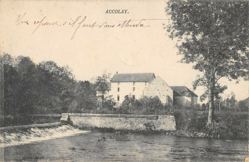 Carte postale ancienne Accolay