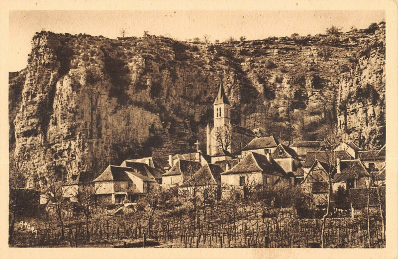 Carte postale ancienne Cluges Vue D'Ensemble