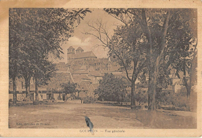 Carte postale ancienne Gourdon Vue Generale à Gourdon