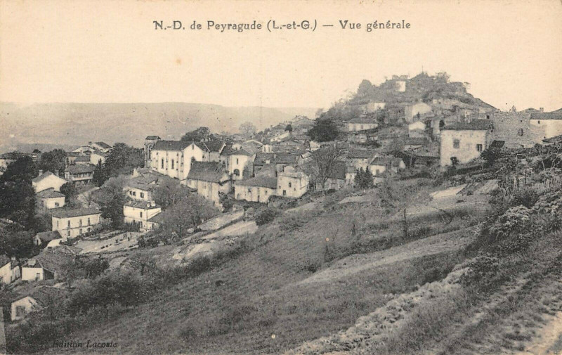 Carte postale ancienne N.d.de Peyragude Vue Generale