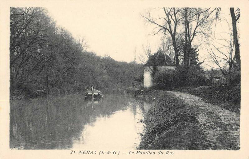 Carte postale ancienne Nerac Le Pavillon Du Roy à Nérac