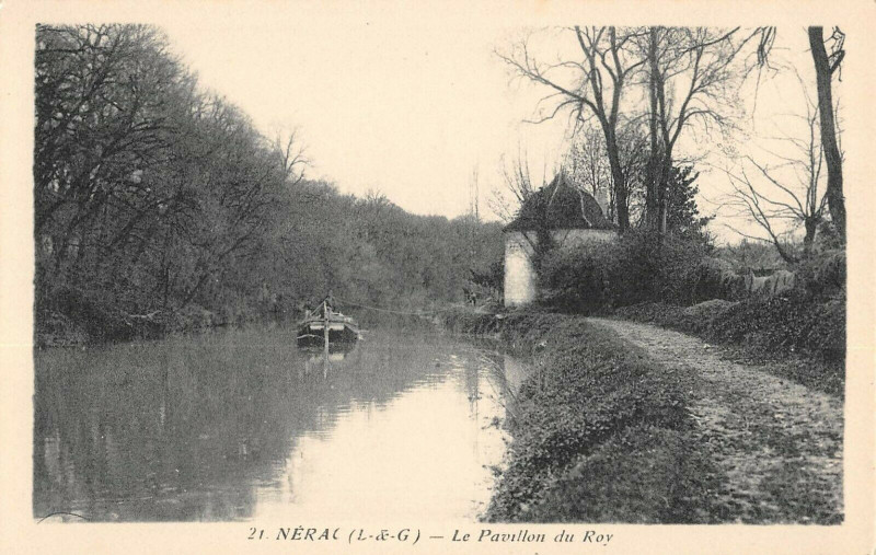 Carte postale ancienne Nerac Le Pavillon Du Roy à Nérac