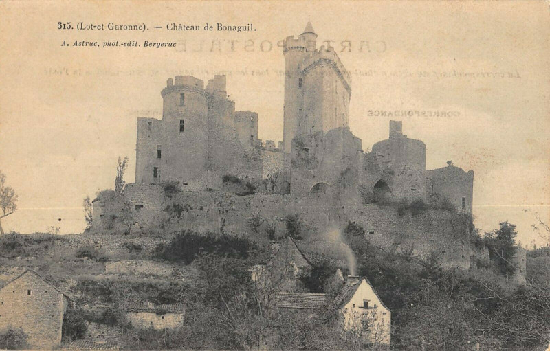 Carte postale ancienne Chateau De Bonaguil