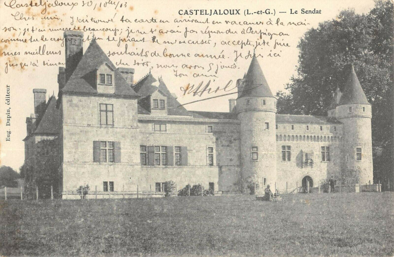 Carte postale ancienne Casteljaloux Le Sendat à Casteljaloux
