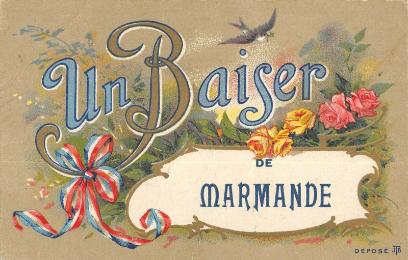 Carte postale ancienne Un Baiser De Marmande à Marmande