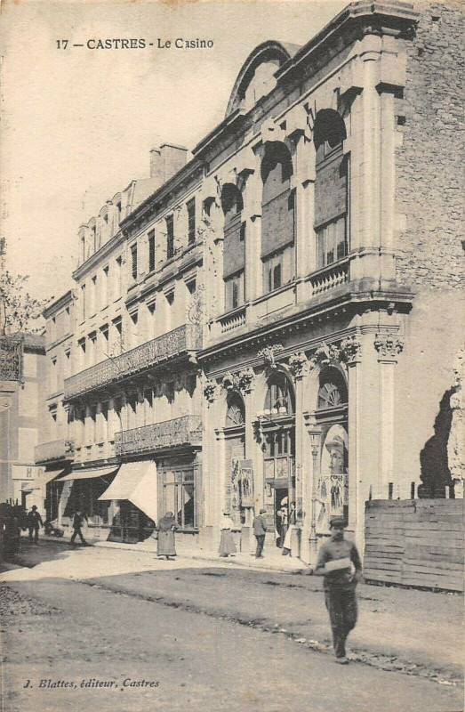 Carte postale ancienne Castres Le Casino à Castres