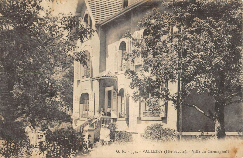 Carte postale ancienne Valleiry Villa Du Carmagnoli à Valleiry