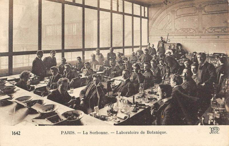 Carte postale ancienne Paris Ve La Sorbonne Laboatoire De Botanique à Paris 5e
