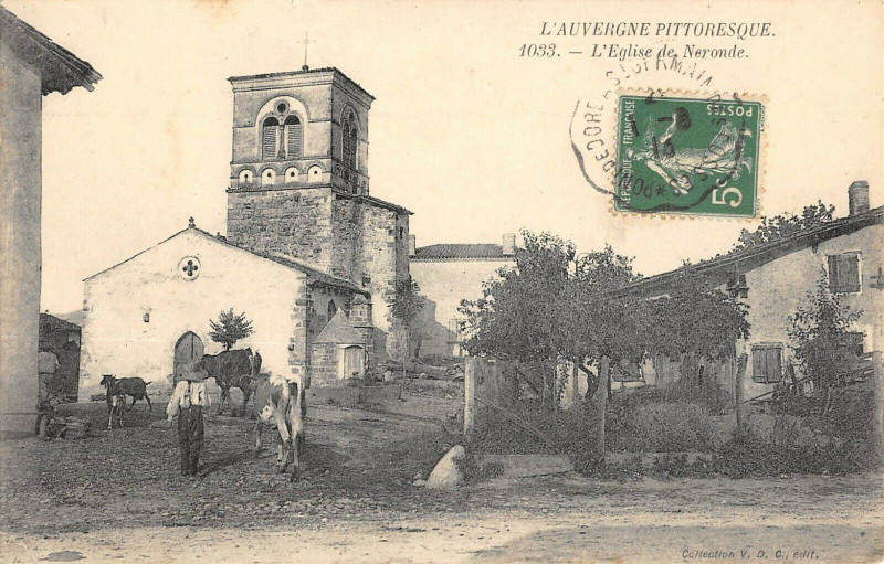 Carte postale ancienne L'Eglise De Neronde