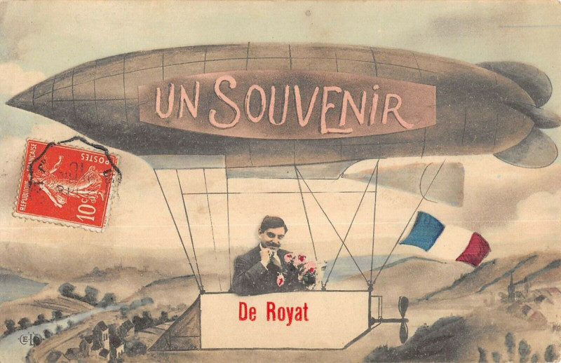 Carte postale ancienne Un Souvenir De Royat à Royat