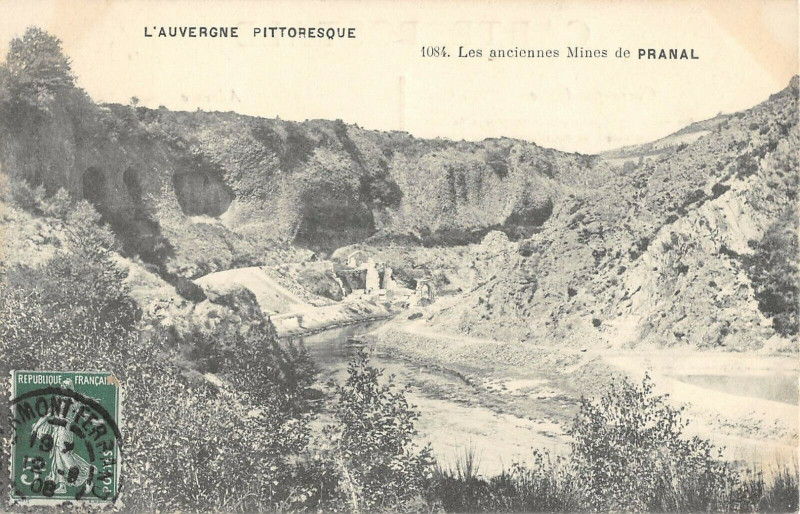Carte postale ancienne Les Anciennes Mines De Pranal