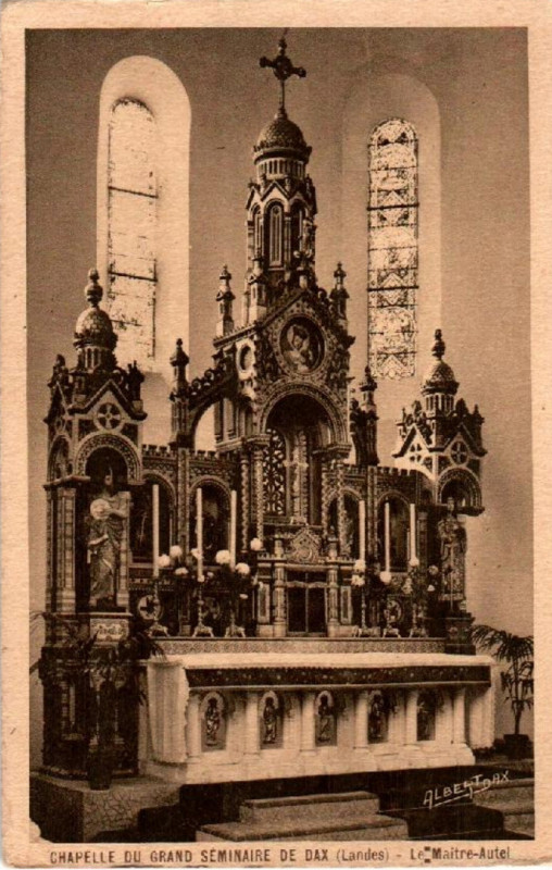 Carte postale ancienne Dax (Landes) - Grand séminaire Lazariste Notre-Dame du Pouy 20
