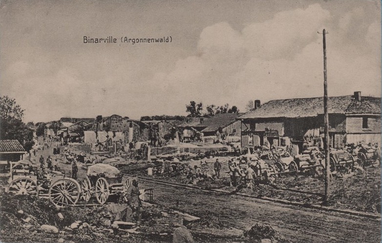 Carte postale ancienne Binarville (Argonnenwald) à Binarville