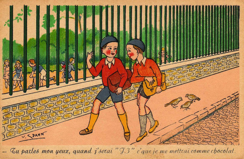 Carte postale ancienne Carte postale J3