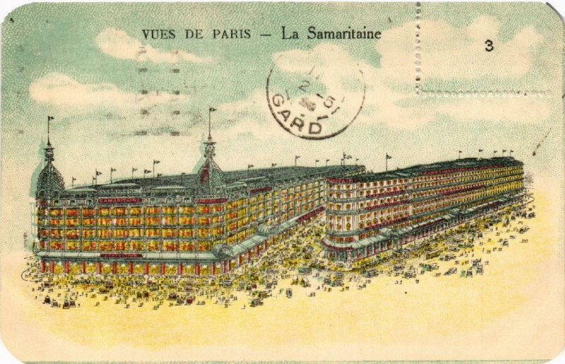 Carte postale ancienne Paris 1e La Samaritaine à Paris 9e