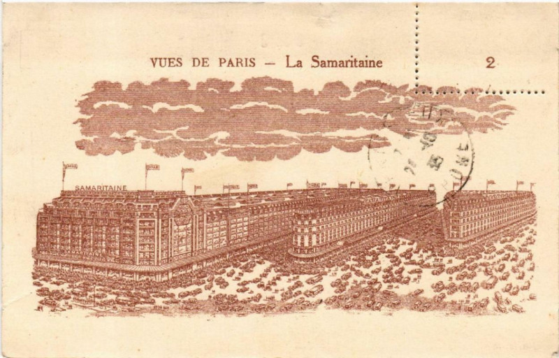 Carte postale ancienne Paris 1e La Samaritaine à Paris 1er