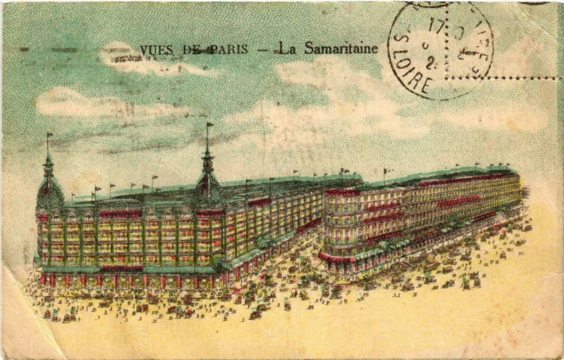 Carte postale ancienne Paris 1e La Samaritaine à Paris 1er