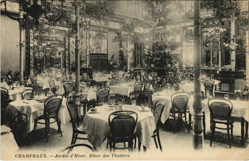 Carte postale ancienne Paris 8e - Champeaux - Jardin d'Hiver à Paris 8e