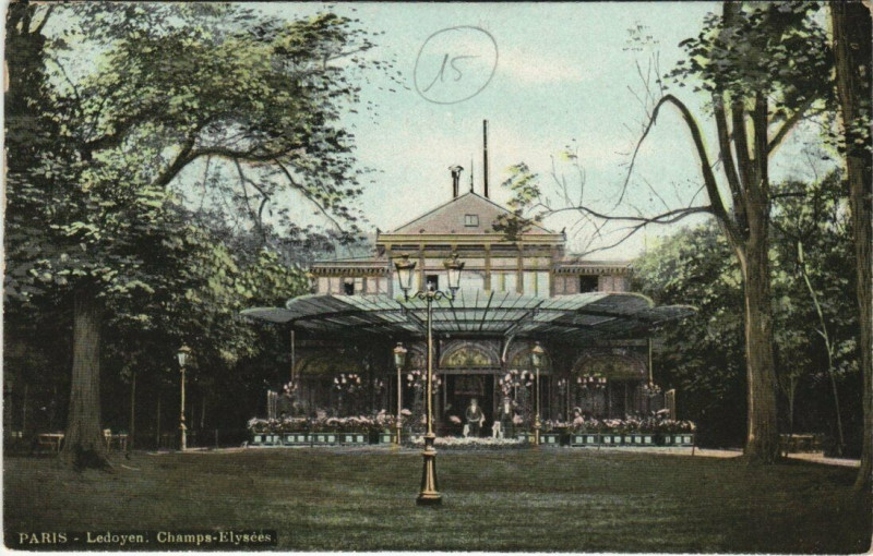 Carte postale ancienne Paris 8e - Ledoyen - Champs-Elysées à Paris 8e