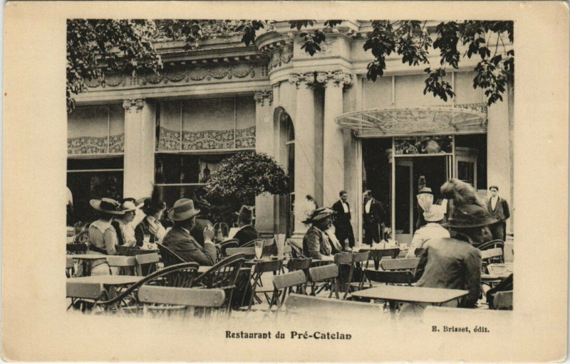 Carte postale ancienne Restaurant du Pré-Catelan à Paris