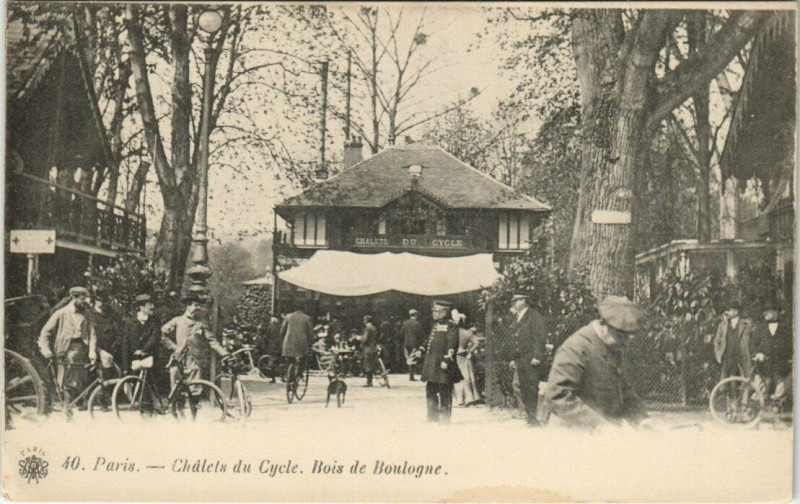 Carte postale ancienne Châlets du Cycle. Bois de Boulogne. à Paris 16e