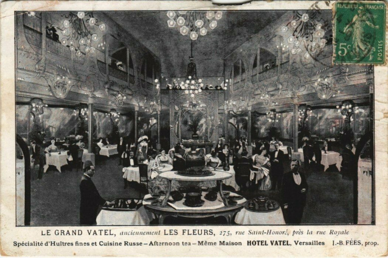 Carte postale ancienne Paris 8e - Le Grand Vatel, anciennement Les Fleurs à Paris 8e