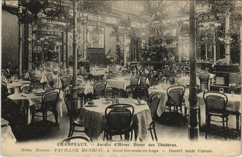 Carte postale ancienne Paris 8e - Champeaux - Jardin d'Hiver à Paris 8e