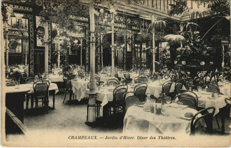 Carte postale ancienne Paris 8e - Champeaux - Jardin d'Hiver à Paris 8e