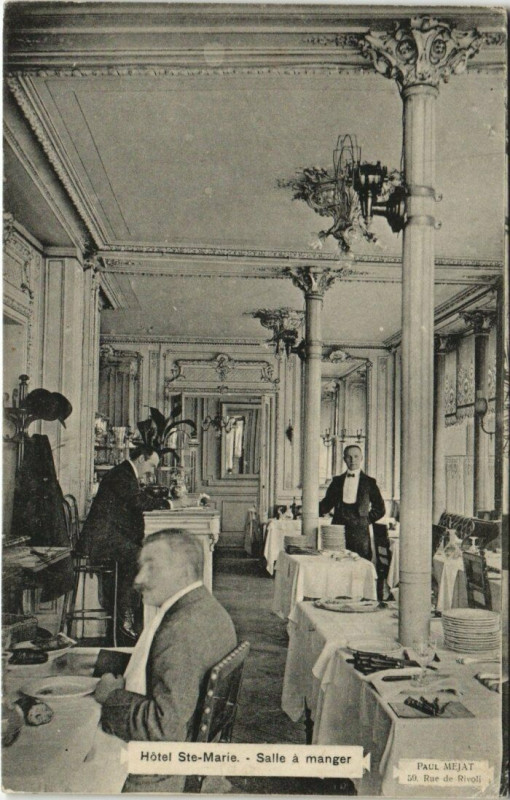 Carte postale ancienne Paris 2e - Hotel Sainte-Mairie à Paris 2e