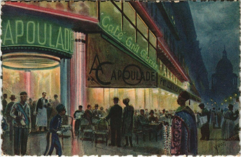 Carte postale ancienne Paris 5e - Les Féeries Nocturnes à Paris 5e