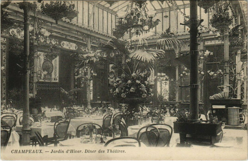 Carte postale ancienne Paris 8e - Champeaux - Jardin d'Hiver à Paris 8e