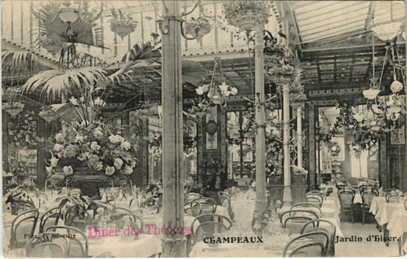 Carte postale ancienne Paris 8e - Champeaux - Jardin d'Hiver à Paris 8e