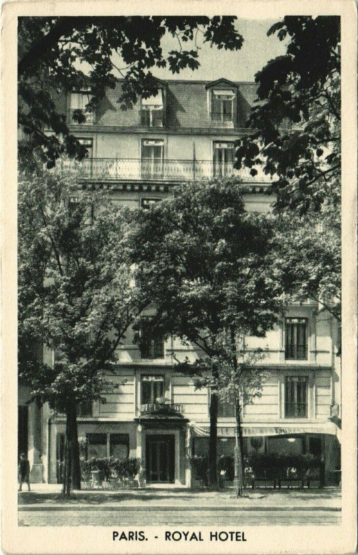 Carte postale ancienne Royal Hôtel à Paris 14e