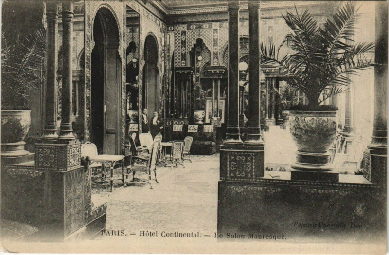 Carte postale ancienne Paris 9e - Hotel Continental à Paris 9e