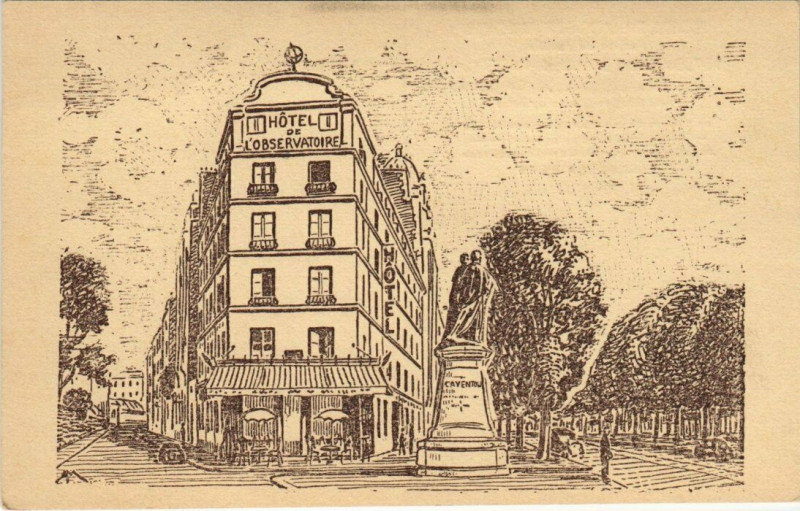 Carte postale ancienne Paris 5e - Hotel de l'Observatoire à Paris 5e