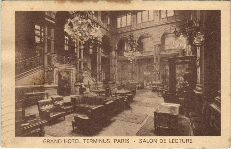 Carte postale ancienne Paris 8e - Grand Hotel Terminus à Paris 8e
