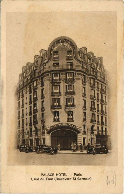 Carte postale ancienne Paris 6e - Palace Hotel à Paris 6e