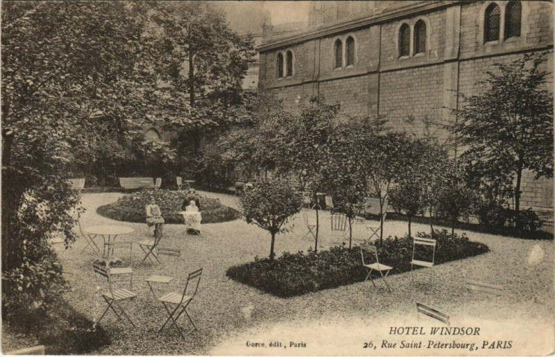 Carte postale ancienne Paris 8e - Hotel Windsor à Paris 8e