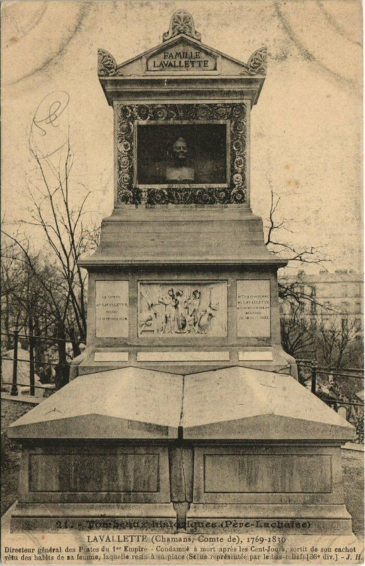 Carte postale ancienne Père-Lachaise - Lavallette à Paris 20e