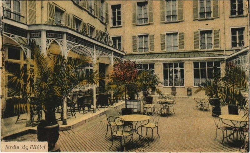 Carte postale ancienne Paris 1er - Hotel de France et Choiseul à Paris 1er