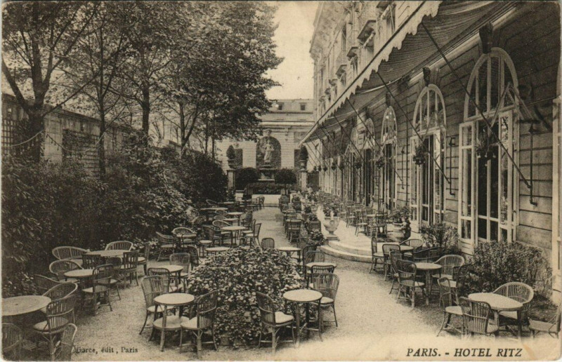 Carte postale ancienne Paris 1er - Hotel Ritz à Paris 1er