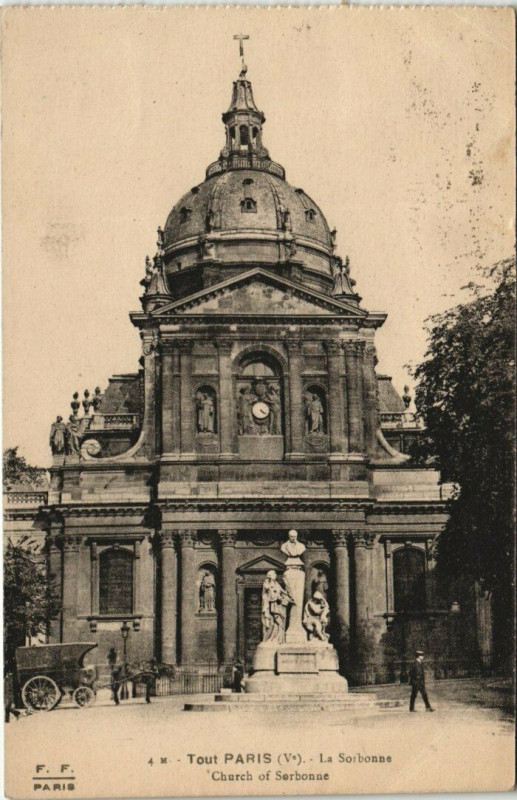 Carte postale ancienne Tout Paris - 4M - Ve - La Sorbonne à Paris