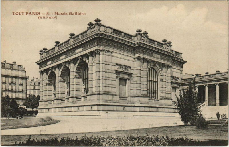 Carte postale ancienne Tout Paris - 81 - Musée Galliéra à Paris