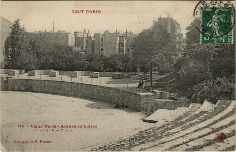 Carte postale ancienne Tout Paris - 179 - Vieux Paris - Arénes de Lutéce à Paris