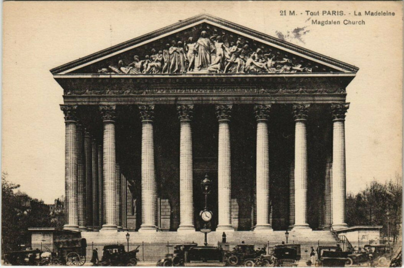 Carte postale ancienne Tout Paris - 21 M - La Madeleine à Paris