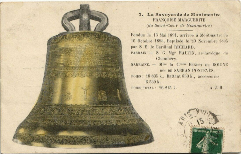 Carte postale ancienne La Savoyarde de Montmartre à Paris 18e