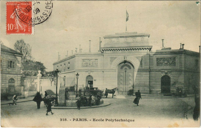 Carte postale ancienne Ecole Polytechnique à Paris 5e